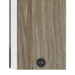 vidaXL LED kúpeľňová zrkadlová skrinka biela a farba dubu 50x13x70 cm – Obrázok 6