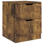vidaXL Nočné stolíky 2 ks, tmavý dub 40x40x50 cm, kompozitné drevo – Obrázok 4