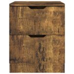 vidaXL Nočné stolíky 2 ks, tmavý dub 40x40x50 cm, kompozitné drevo – Obrázok 5