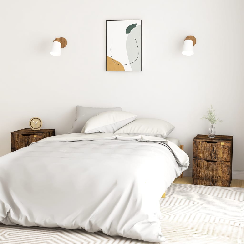 VXL8720286343388_m_en_hd_1.jpg vidaXL Nočné stolíky 2 ks, tmavý dub 40x40x50 cm, kompozitné drevo – Obrázok 1