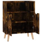 vidaXL Komoda, tmavý dub 60x30x72 cm, kompozitné drevo – Obrázok 6