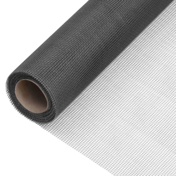 vidaXL Sieť proti hmyzu sklené vlákno 112x1000 cm čierna – Obrázok 5