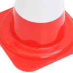 vidaXL Reflexné dopravné kužele 4 ks červeno-biele 50 cm – Obrázok 4