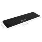 vidaXL Prahová rampa 110x32x3,8 cm guma – Obrázok 7