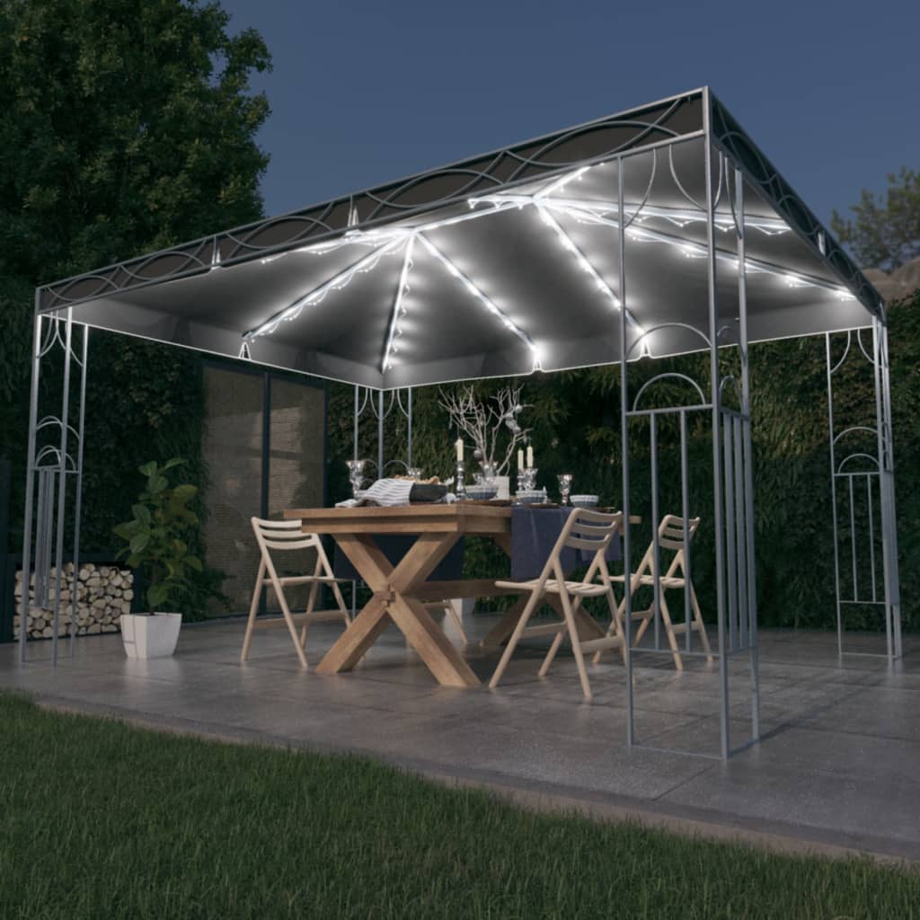 VXL8720286366059_m_en_hd_1.jpg vidaXL Altánok s LED reťazou 400x300 cm, antracitový – Obrázok 1