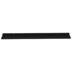 vidaXL Nástenné police 2 ks, čierne 100x9x3 cm – Obrázok 6