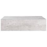 vidaXL Zásuvkové police nástenné 2 ks betónovo-sivé 40x23,5x10 cm MDF – Obrázok 5