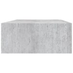 vidaXL Zásuvkové police nástenné 2 ks betónovo-sivé 40x23,5x10 cm MDF – Obrázok 6