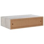 vidaXL Zásuvkové police nástenné 2 ks betónovo-sivé 40x23,5x10 cm MDF – Obrázok 8
