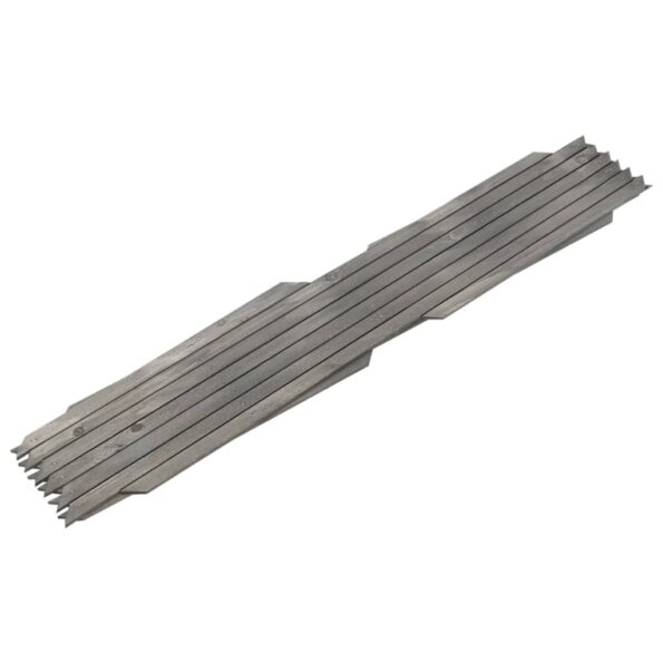 vidaXL Mriežkový plot 5 ks sivý jedľové drevo 180x60 cm – Obrázok 3