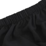 vidaXL Naťahovací prehoz na pohovku čierny polyester Jersey – Obrázok 5