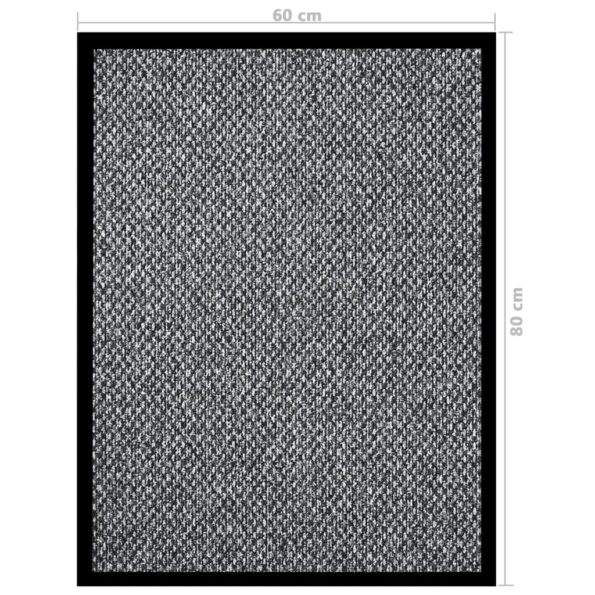 vidaXL Rohožka sivá 60x80 cm – Obrázok 6