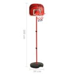 vidaXL Prenosná basketbalová súprava nastaviteľná 160 cm – Obrázok 8