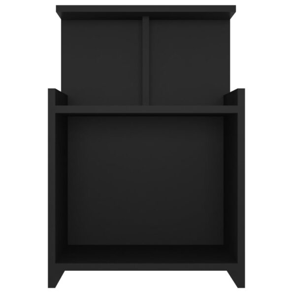 vidaXL Nočné stolíky 2 ks, čierne 40x35x60 cm, kompozitné drevo – Obrázok 6