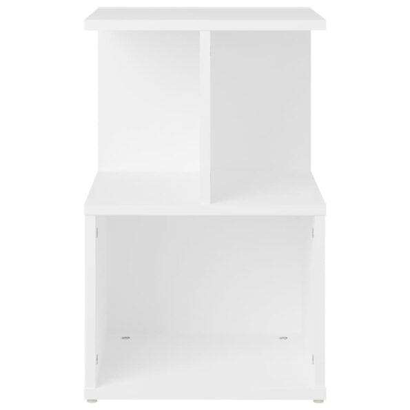 vidaXL Nočné stolíky 2 ks, biele 35x35x55 cm, kompozitné drevo – Obrázok 5