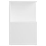 vidaXL Nočné stolíky 2 ks, biele 35x35x55 cm, kompozitné drevo – Obrázok 6