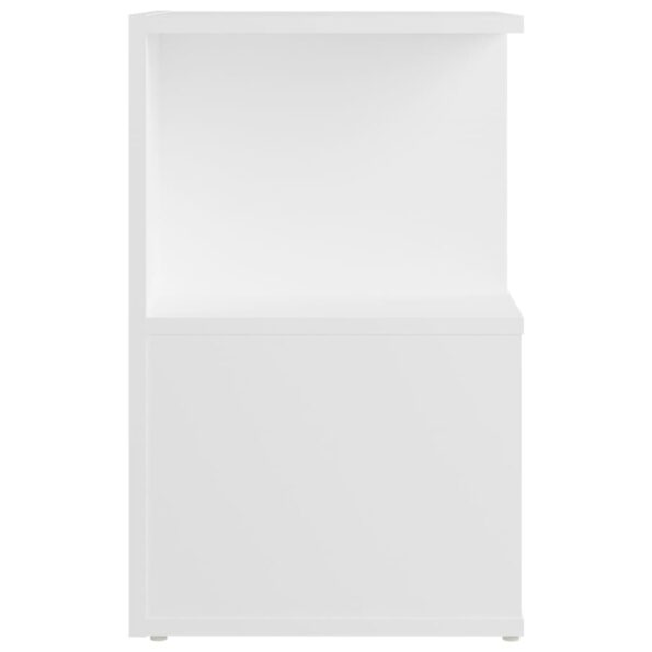 vidaXL Nočné stolíky 2 ks, biele 35x35x55 cm, kompozitné drevo – Obrázok 6