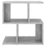 vidaXL Nočný stolík, betónovo sivý 50x30x51,5 cm, kompozitné drevo – Obrázok 5