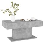 vidaXL Konferenčný stolík, betónovo sivý 96x50x45 cm, kompozitné drevo – Obrázok 3