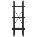vidaXL Knižnica s 3 policami, sivá 40x30x105 cm, kompozitné drevo – Obrázok 4