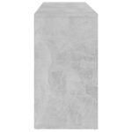 vidaXL Lavica na topánky, betónovo sivá 103x30x55cm kompozitné drevo – Obrázok 6