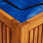 vidaXL Záhradný úložný box 150x50x58 cm akáciový masív – Obrázok 3