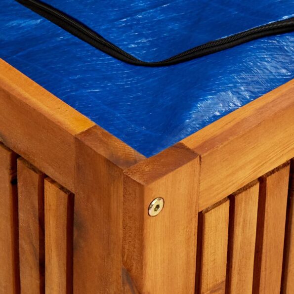 vidaXL Záhradný úložný box 150x50x58 cm akáciový masív – Obrázok 3