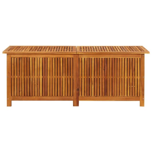 vidaXL Záhradný úložný box 150x50x58 cm akáciový masív – Obrázok 4