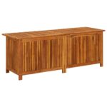 vidaXL Záhradný úložný box 150x50x58 cm akáciový masív – Obrázok 6