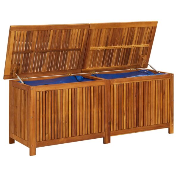 vidaXL Záhradný úložný box 150x50x58 cm akáciový masív – Obrázok 7