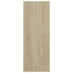 vidaXL Konzolový stolík, dub sonoma 105x30x80 cm, kompozitné drevo – Obrázok 6