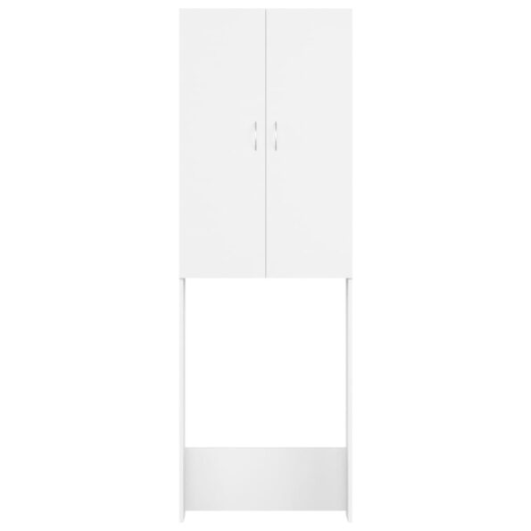 vidaXL Skrinka na práčku, biela 64x25,5x190 cm – Obrázok 6