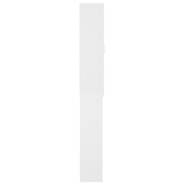 vidaXL Skrinka na práčku, biela 64x25,5x190 cm – Obrázok 7