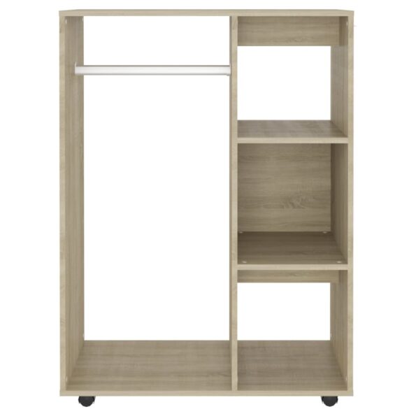 vidaXL Šatník, dub sonoma 80x40x110 cm, kompozitné drevo – Obrázok 5