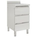 vidaXL Profesionálne kuchynské skrinky s 3 zásuvkami, 2 ks, 50x60x96 cm – Obrázok 3