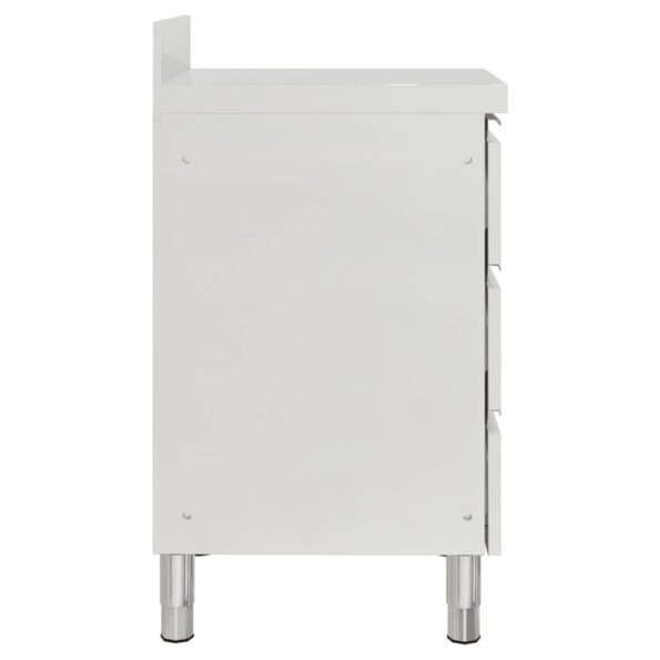 vidaXL Profesionálne kuchynské skrinky s 3 zásuvkami, 2 ks, 50x60x96 cm – Obrázok 5