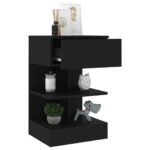 vidaXL Nočné stolíky 2 ks čierne 40x35x65 cm – Obrázok 4
