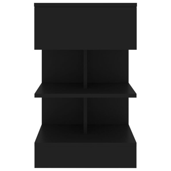 vidaXL Nočné stolíky 2 ks čierne 40x35x65 cm – Obrázok 6