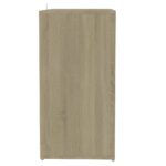 vidaXL Skrinka na topánky, dub sonoma 60x35x70 cm, kompozitné drevo – Obrázok 7