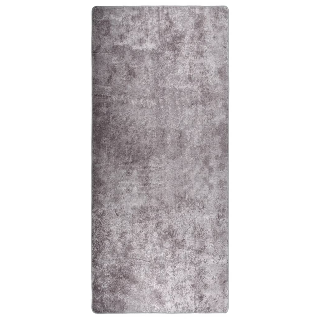VXL8720286653937_a_en_hd_1.jpg vidaXL Prateľný koberec 80x300 cm sivý – Obrázok 1