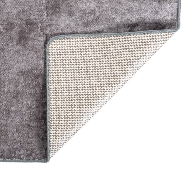 vidaXL Prateľný koberec 80x300 cm sivý – Obrázok 3