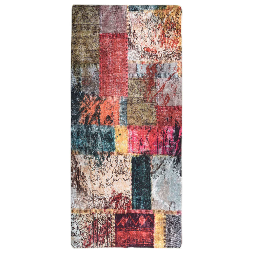 VXL8720286653999_a_en_hd_1.jpg vidaXL Prateľný koberec patchwork 80x300 cm viacfarebný – Obrázok 1