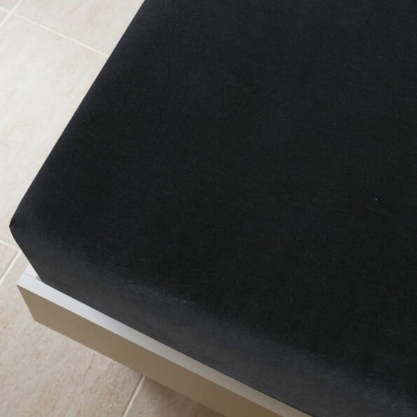 vidaXL Plachty Jersey 2 ks čierna 140x200 cm bavlna – Obrázok 4