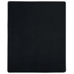 vidaXL Plachty Jersey 2 ks čierna 160x200 cm bavlna – Obrázok 2