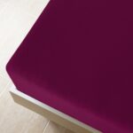 vidaXL Plachty Jersey 2 ks bordová 140x200 cm bavlna – Obrázok 2