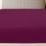 vidaXL Plachty Jersey 2 ks bordová 140x200 cm bavlna – Obrázok 3