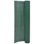 vidaXL Obojstranný záhradný plot 110x300 cm zelený
