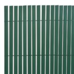 vidaXL Obojstranný záhradný plot 110x300 cm zelený – Obrázok 5