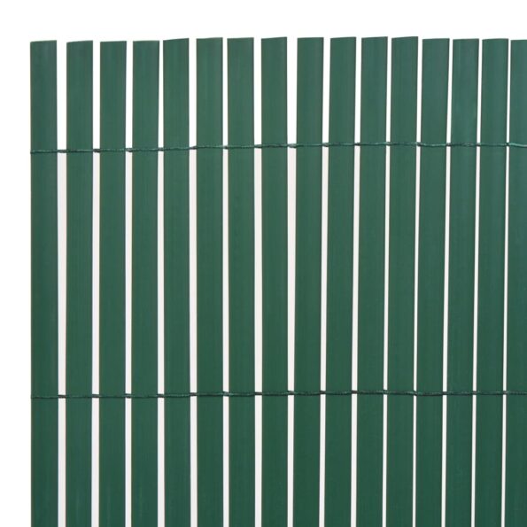 vidaXL Obojstranný záhradný plot 110x300 cm zelený – Obrázok 5