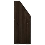 vidaXL Stojan na detské časopisy, tmavý dub 71x30x78,5 cm – Obrázok 5
